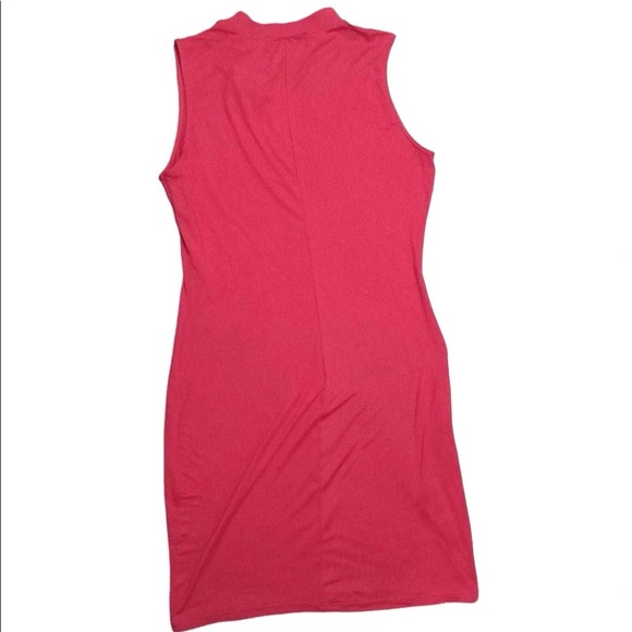 Red studded body on dress - Picture 4 of 5